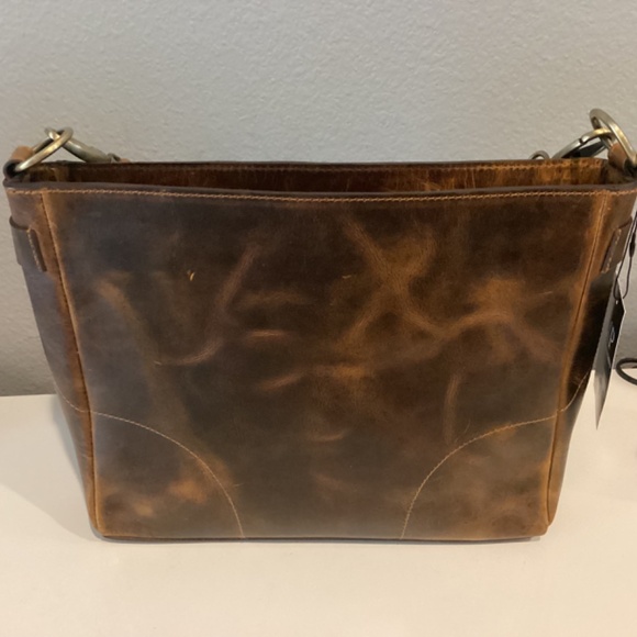 BROWN LEATHER PURSE - Picture 13 of 15